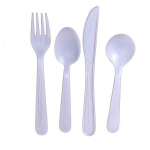 Disposable Fork, Knife & Spoon
